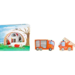 Small Foot Livres D'éveil>Livre d'Éveil en Bois pour Bébé - Secouristes