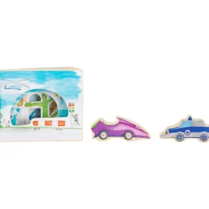 Small Foot Livres D'éveil>Livre d'Éveil en Bois pour Bébé - Forces de l'Ordre