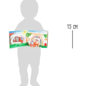 Small Foot Livres D'éveil>Livre d'Éveil en Bois pour Bébé - Secouristes