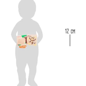 Small Foot Livres D'éveil>Livre d'Éveil Puzzle en Bois pour Bébé - Animaux de la Jungle