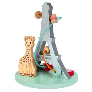 Janod Bouliers, Looping Et Tables Multi-activités>Looping Sophie la girafe en bois pour bébé Eveil
