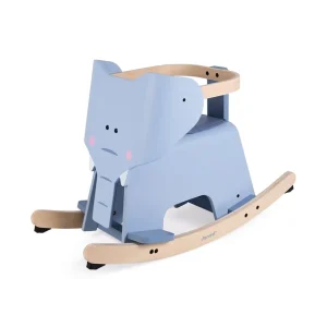 Janod Jouets À Bascule Et Porteurs>Éléphant à Bascule en Bois pour Bébé