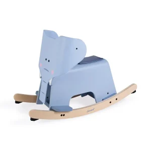 Janod Jouets À Bascule Et Porteurs>Éléphant à Bascule en Bois pour Bébé