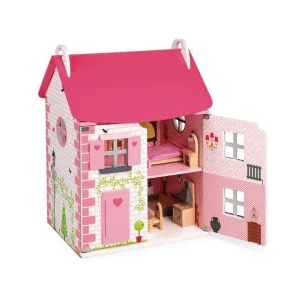 Janod Maisons De Poupées Et Accessoires>Maison de Poupée en Bois Mademoiselle pour Enfant