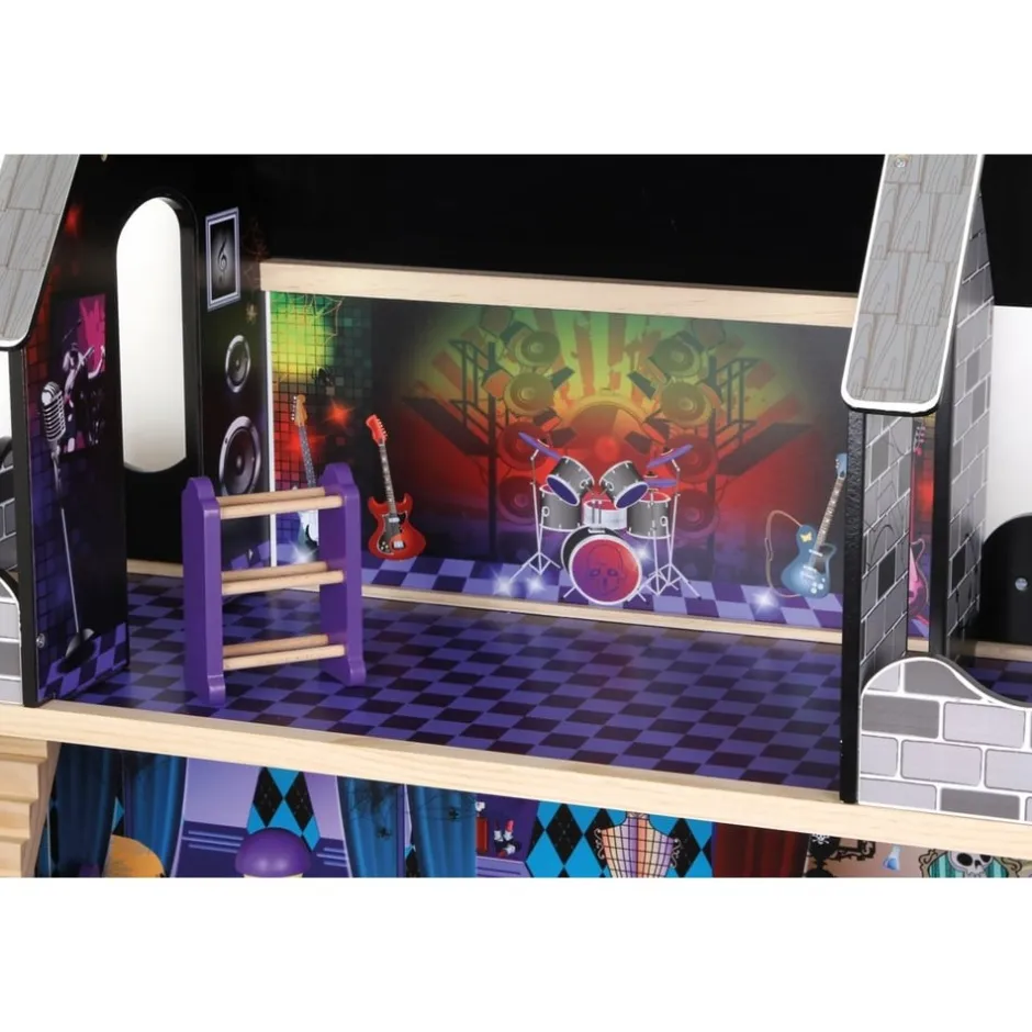 maison_de_poupe_en_bois_m_1-1.webp Small Foot Maisons De Poupées Et Accessoires>Maison de poupée en Bois Manoir Hanté pour Enfant