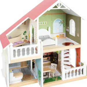 Small Foot Maisons De Poupées Et Accessoires>Maison de Poupée en Bois pour Enfant Duplex Urbain