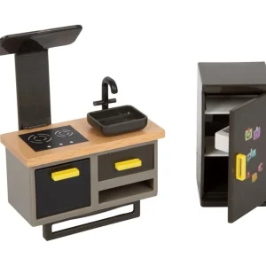 Small Foot Maisons De Poupées Et Accessoires>Maison de Poupée en Bois pour Enfant Duplex Urbain