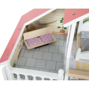 Small Foot Maisons De Poupées Et Accessoires>Maison de Poupée en Bois pour Enfant Duplex Urbain