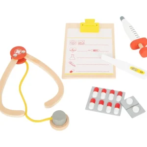 Small Foot Mallettes De Docteur>Mallette de docteur et de dentiste 2 en 1 Bois Enfant