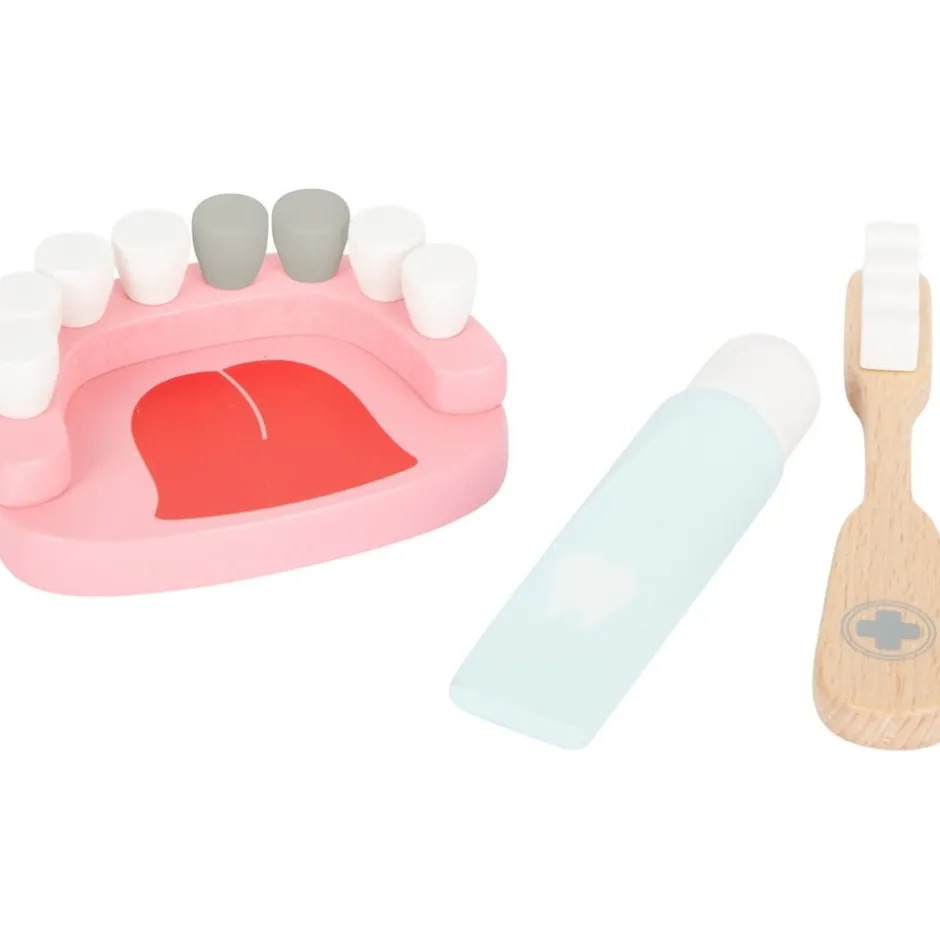 mallette_de_docteur_et_de_4.webp Small Foot Mallettes De Docteur>Mallette de docteur et de dentiste 2 en 1 Bois Enfant