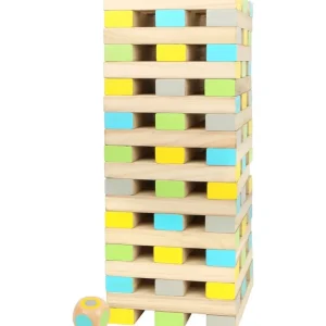 Small Foot Sport Et Activités D'extérieur | Jeux D'adresse Et D'équilibre>Méga Tour Chancelante en Bois - Jeu de Dextérité