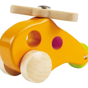 Hape Toys Voitures Et Véhicules>Mini hélico en bois pour enfant - Jeu d'éveil