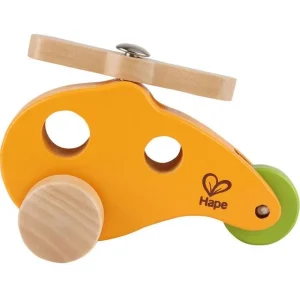 Hape Toys Voitures Et Véhicules>Mini hélico en bois pour enfant - Jeu d'éveil