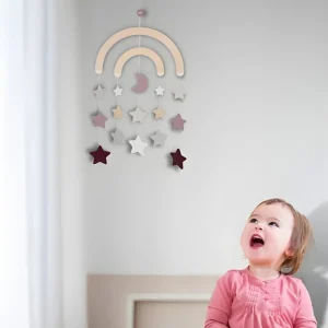 Goki Mobiles Pour Bébés>Mobile en Bois pour Bébé - Ciel Étoilé