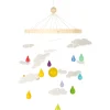 Small Foot Mobiles Pour Bébés>Mobile en Bois pour Bébé - Jour de Pluie
