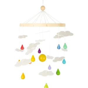 Small Foot Mobiles Pour Bébés>Mobile en Bois pour Bébé - Jour de Pluie