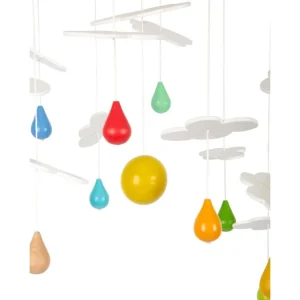 Small Foot Mobiles Pour Bébés>Mobile en Bois pour Bébé - Jour de Pluie
