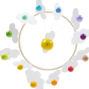 Small Foot Mobiles Pour Bébés>Mobile en Bois pour Bébé - Jour de Pluie