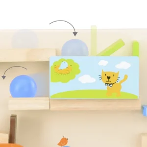 Wonderworld Circuits À Billes En Bois | Circuits Et Cascades>Mon Premier Circuit à Billes en Bois - Rotation