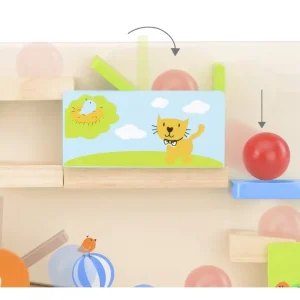 Wonderworld Circuits À Billes En Bois | Circuits Et Cascades>Mon Premier Circuit à Billes en Bois - Rotation