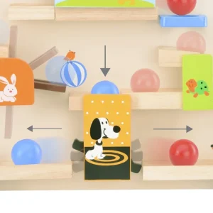 Wonderworld Circuits À Billes En Bois | Circuits Et Cascades>Mon Premier Circuit à Billes en Bois - Rotation