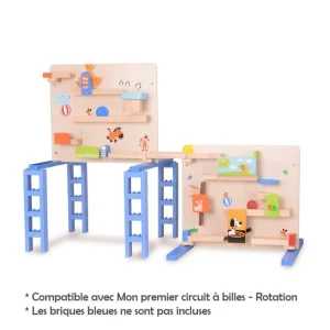 Wonderworld Circuits À Billes En Bois | Circuits Et Cascades>Mon Premier Circuit à Billes en Bois - Retournement