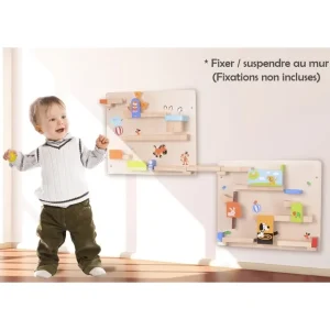 Wonderworld Circuits À Billes En Bois | Circuits Et Cascades>Mon Premier Circuit à Billes en Bois - Retournement