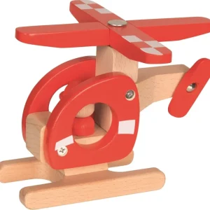 Goki Voitures Et Véhicules>Mon premier hélico en bois pour enfants