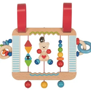 Heimess Premiers Jeux D'éveil Et Accessoires Bébé>Mon premier panneau d'activités en bois pour bébé