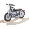 Jouets À Bascule Et Porteurs>Moto à bascule en bois pour bébé - Jeu d'éveil