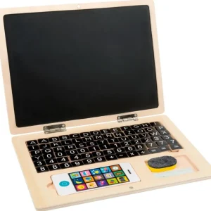 Small Foot Lettres, Écriture Et Langage>Ordinateur ardoise aimantée Bois Enfant Jeu éducatif