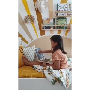 Small Foot Lettres, Écriture Et Langage>Ordinateur ardoise aimantée Bois Enfant Jeu éducatif