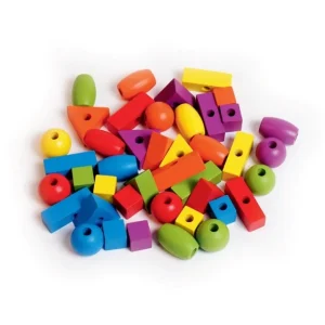 Beleduc Jeux De Mémoire Et D'association>Perles à enfiler en bois L'atelier des chenilles