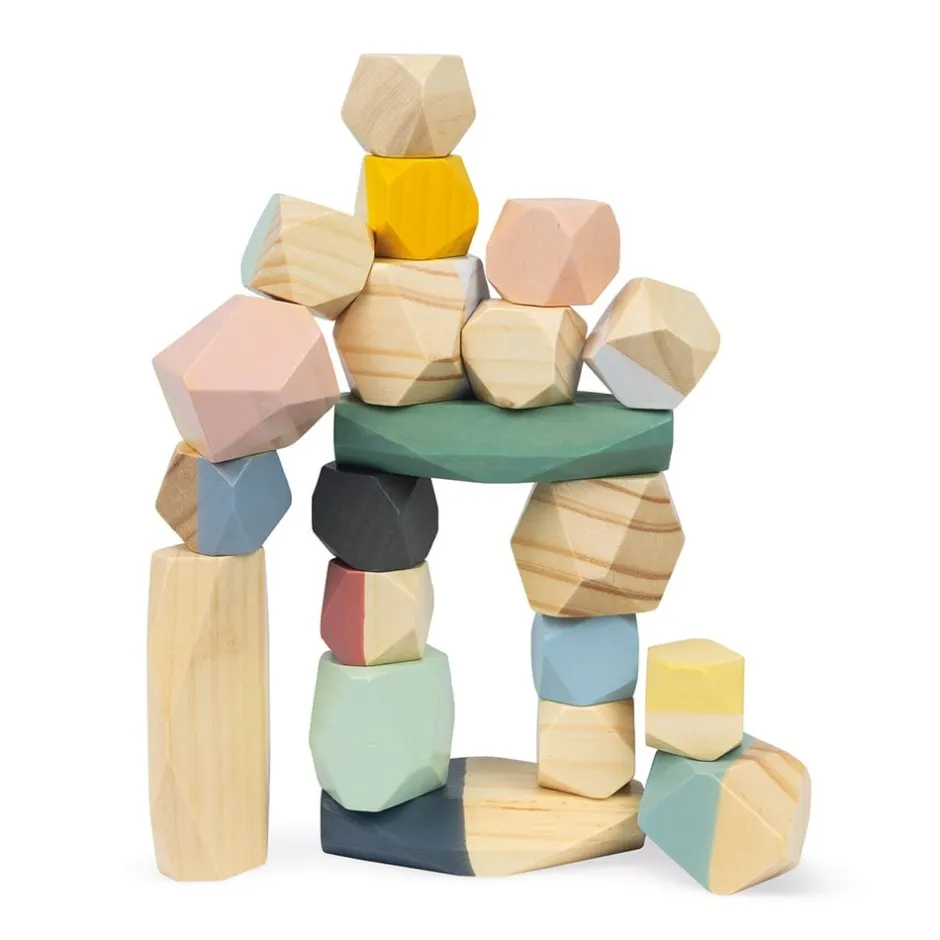 pierres__empiler_en_bois__0.webp Janod Jouets À Empiler Et À Encastrer>Pierres à Empiler en Bois pour Enfant Sweet Cocoon