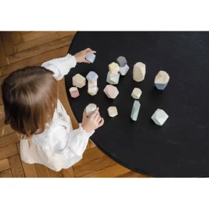 Janod Jouets À Empiler Et À Encastrer>Pierres à Empiler en Bois pour Enfant Sweet Cocoon