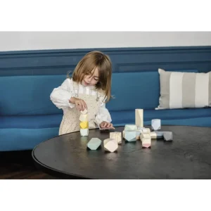 Janod Jouets À Empiler Et À Encastrer>Pierres à Empiler en Bois pour Enfant Sweet Cocoon