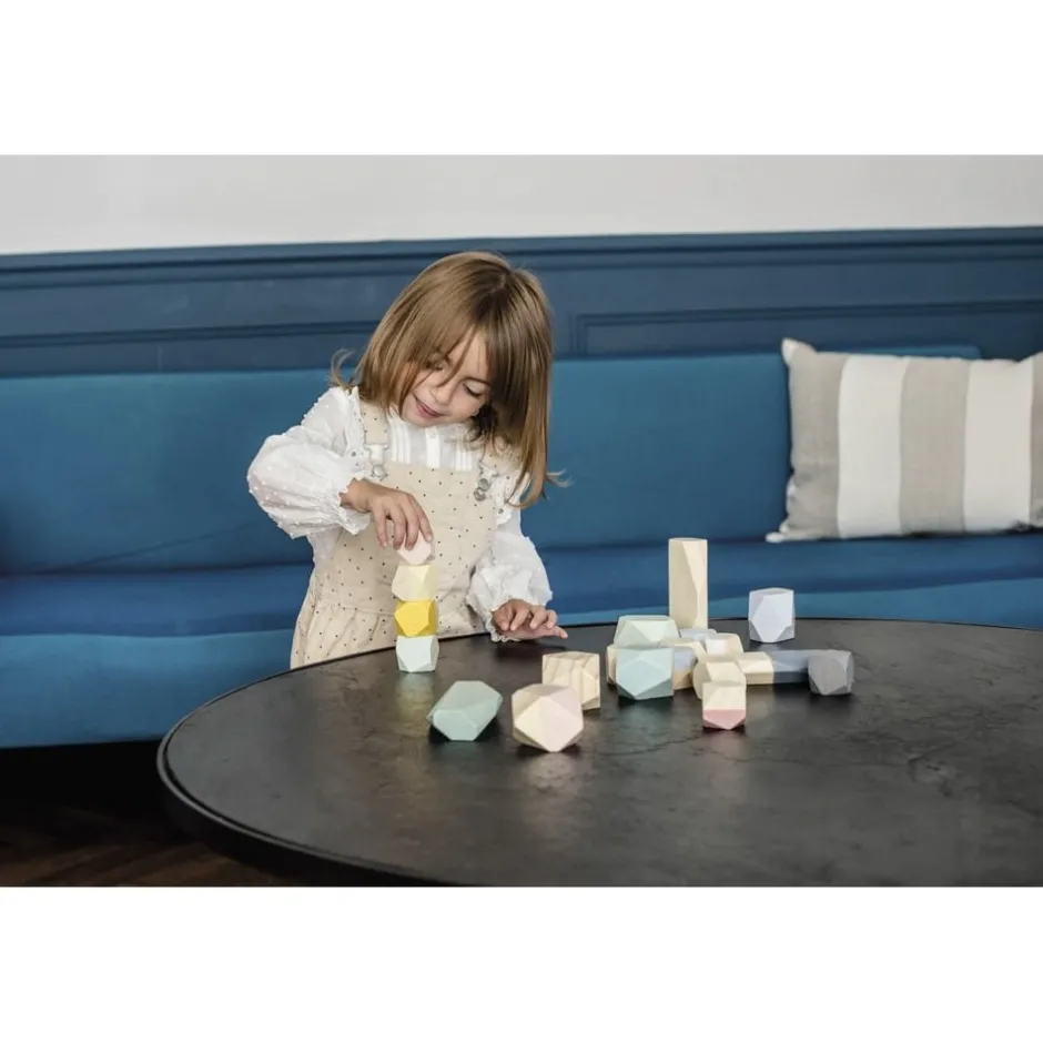 pierres__empiler_en_bois__5.webp Janod Jouets À Empiler Et À Encastrer>Pierres à Empiler en Bois pour Enfant Sweet Cocoon