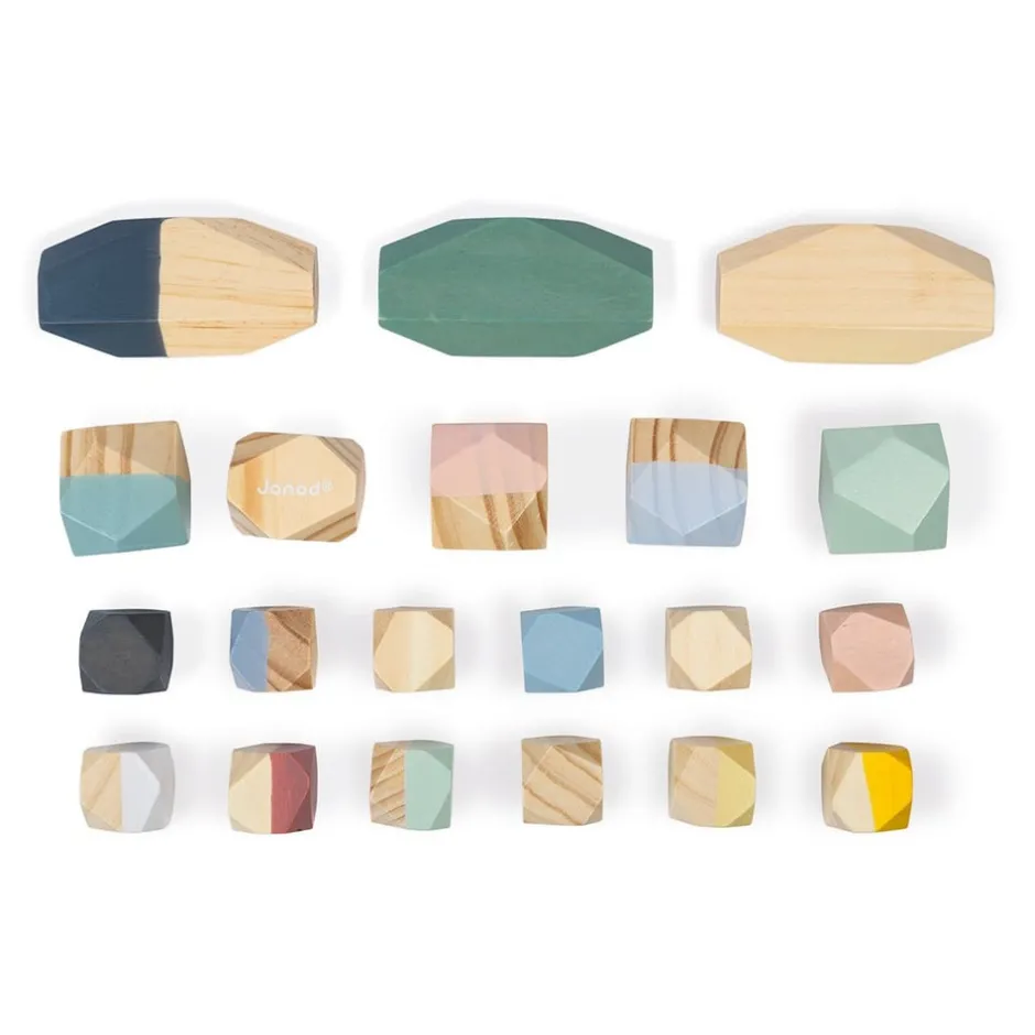 pierres__empiler_en_bois__8.webp Janod Jouets À Empiler Et À Encastrer>Pierres à Empiler en Bois pour Enfant Sweet Cocoon