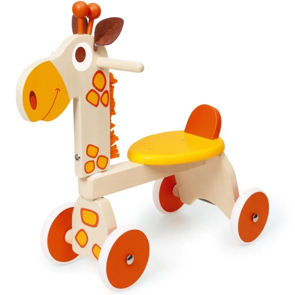 porteur_en_bois_pour_bb___0-4.webp Scratch Jouets À Bascule Et Porteurs>Porteur en Bois pour Bébé - Girafe