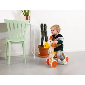 Scratch Jouets À Bascule Et Porteurs>Porteur en Bois pour Bébé - Girafe
