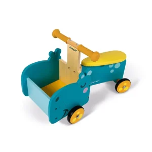 Janod Jouets À Bascule Et Porteurs>Porteur Hippo en Bois pour Bébé