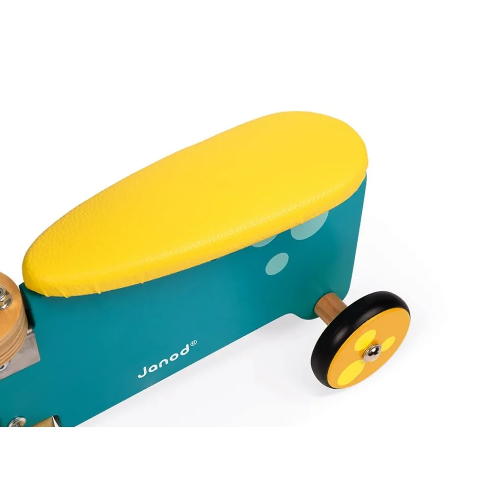 porteur_hippo_en_bois_pou_5.webp Janod Jouets À Bascule Et Porteurs>Porteur Hippo en Bois pour Bébé