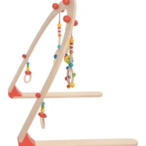 Heimess Premiers Jeux D'éveil Et Accessoires Bébé>Portique d'activités en bois Bébé Eveil coloré