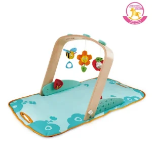 Hape Toys Premiers Jeux D'éveil Et Accessoires Bébé>Portique d'éveil pour bébé portable (bois, tissu)