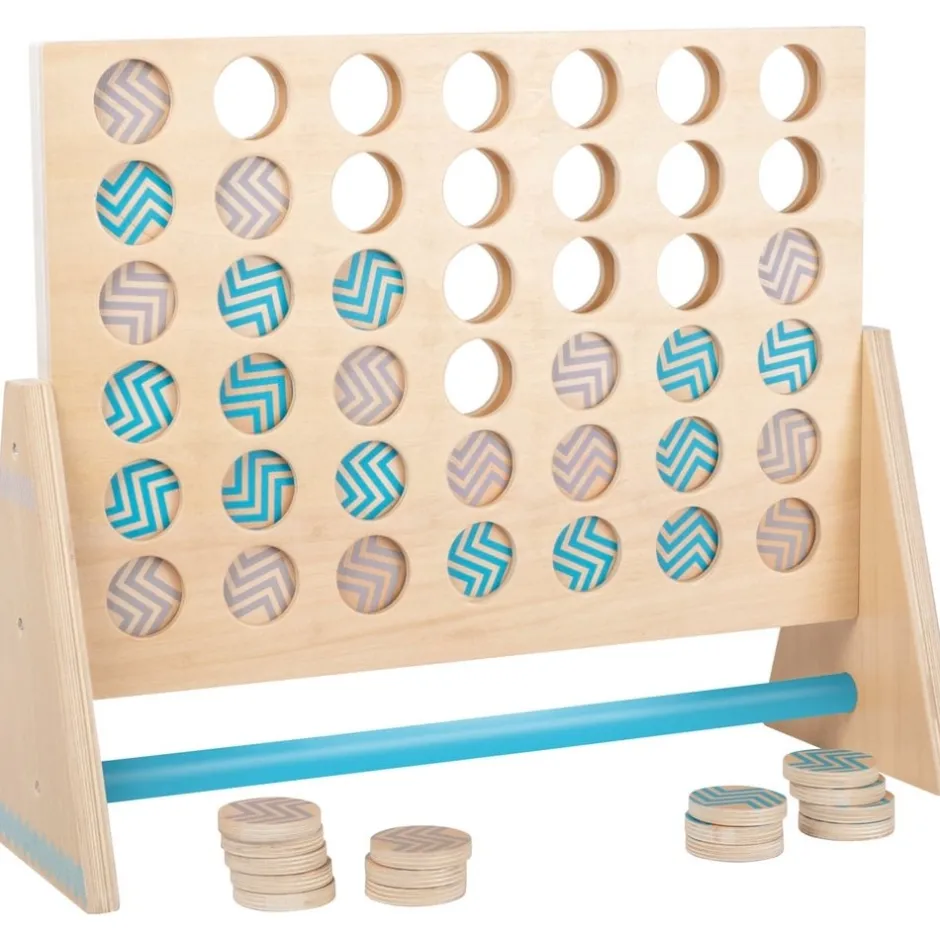 puissance__en_bois_couleu_0.webp Small Foot Jeux De Stratégie Et De Réflexion>Puissance 4 en Bois Couleurs Pastel XXL pour Enfant