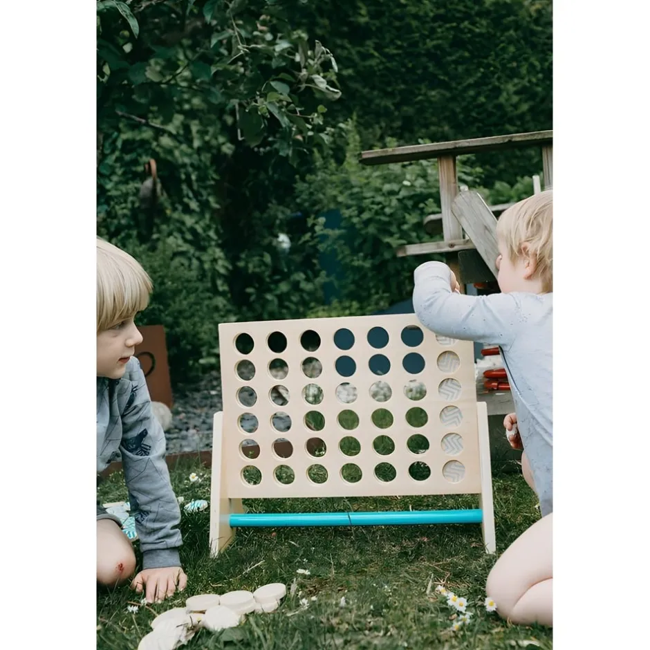 puissance__en_bois_couleu_1.webp Small Foot Jeux De Stratégie Et De Réflexion>Puissance 4 en Bois Couleurs Pastel XXL pour Enfant