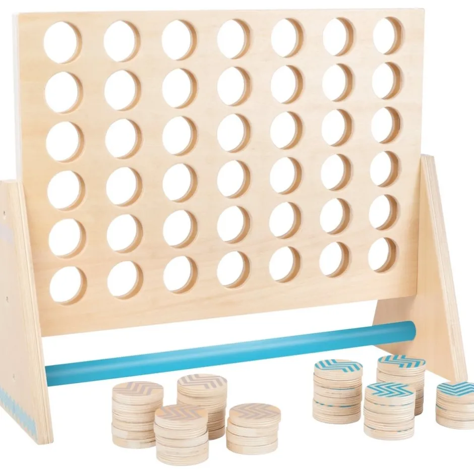 puissance__en_bois_couleu_2.webp Small Foot Jeux De Stratégie Et De Réflexion>Puissance 4 en Bois Couleurs Pastel XXL pour Enfant