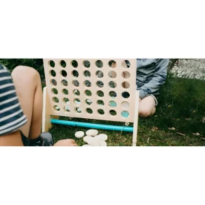 Small Foot Jeux De Stratégie Et De Réflexion>Puissance 4 en Bois Couleurs Pastel XXL pour Enfant