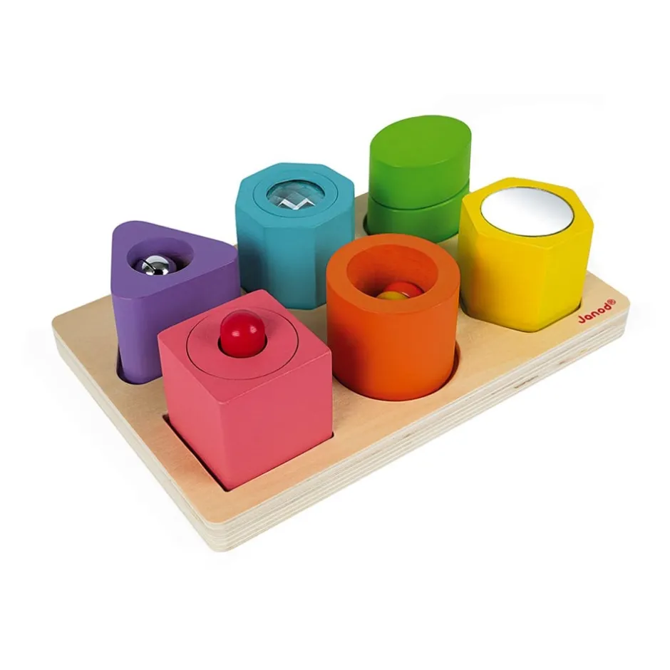 puzzle__cubes_en_bois_sen_2.webp Janod Puzzles Premier Âge>Puzzle 6 Cubes en Bois Sensoriels pour Éveil Bébé