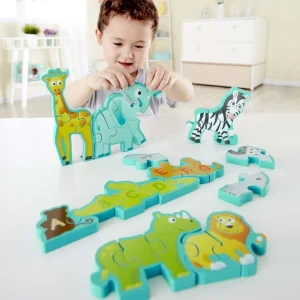 Hape Toys Puzzles | Lettres, Écriture Et Langage>Puzzle 26 PCS Bois Animaux Alphabétiques Enfant